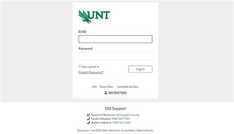 unt canvas login